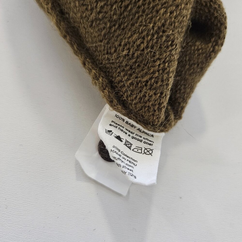 OEUF Chipmunk Hooded Alpaca Knit Sweater Romper Onesie Squirrel Costume - 18M - Picture 11 of 11